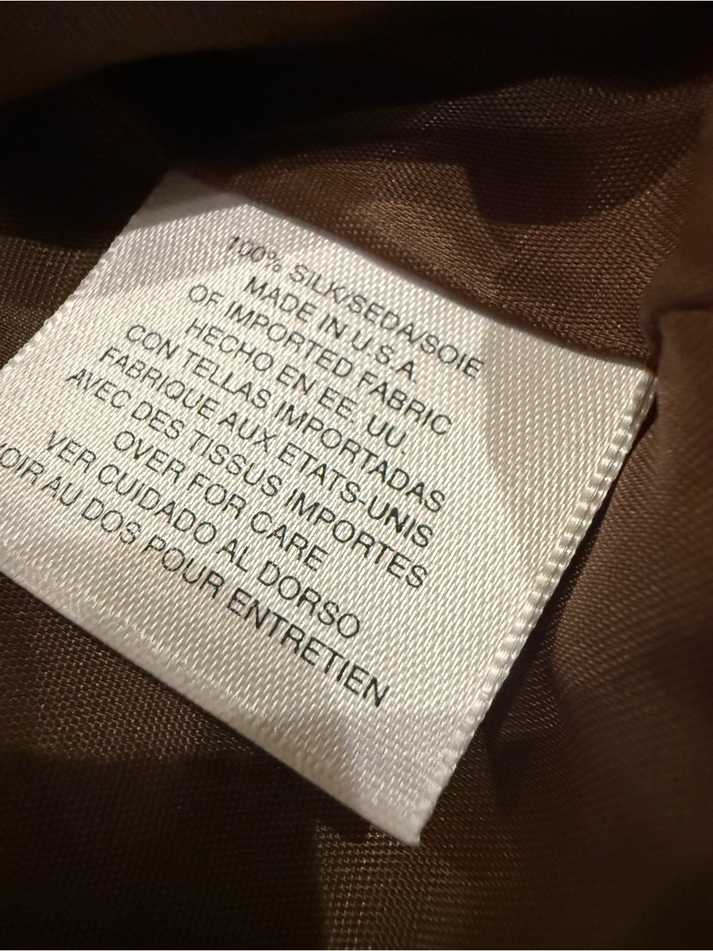 Vintage Oscar de la Renta Olive Green 100% Silk Jacket - Picture 5 of 5